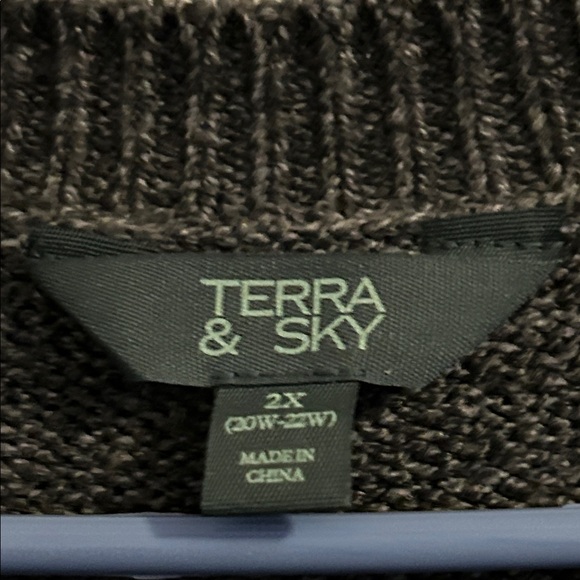 Terra & Sky Gray Sweater with White 'Cheers' - Picture 5 of 7